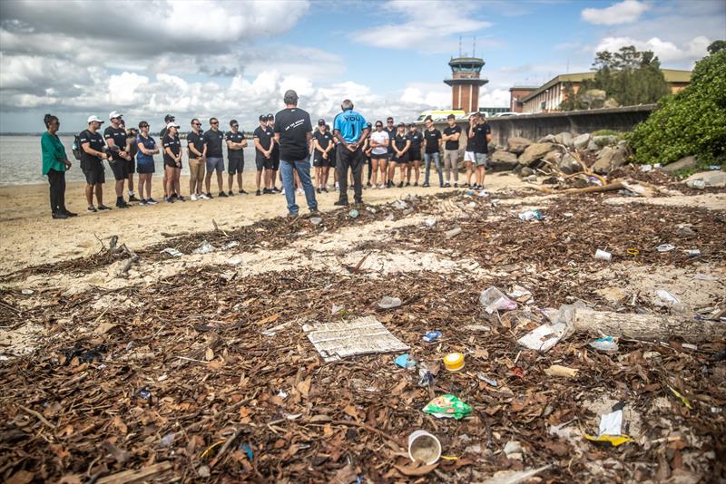 Aussie athletes, CEOs come together to clean up Sydney's most polluted beach in SailGP sponsorship - photo © SailGP