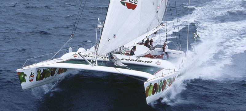 In 1992, Sir Peter Blake decided to increase the size of the boat to 25.90m to break the round-the-world speed record, the famous Jules Verne Trophy photo copyright Trophée Jules Verne taken at  and featuring the Environment class