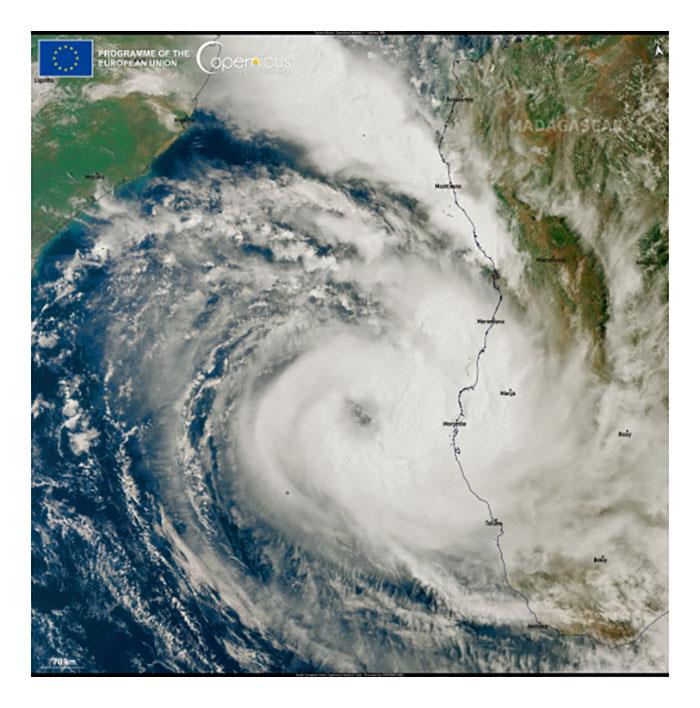 Cyclone Alvaro photo copyright Copernicus taken at Ocean Cruising Club and featuring the Environment class