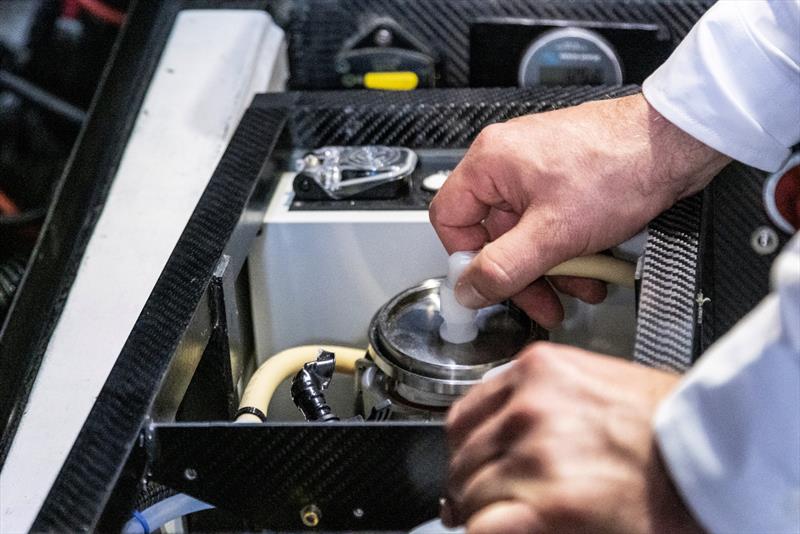 The Ocean Race Science Instruments include water filters to measure the concentration of microplastics - photo © Cherie Bridges / The Ocean Race