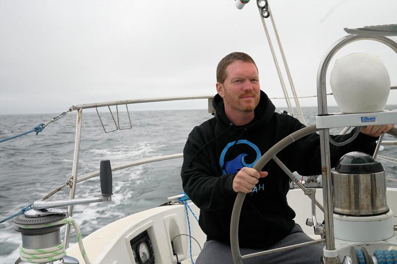 Matt Rutherford aboard his Valiant 42 'Chimera' ahead of the first-ever Solo Unassisted Nonstop Circumnavigation of the Arctic photo copyright Ocean Research Project taken at  and featuring the Environment class