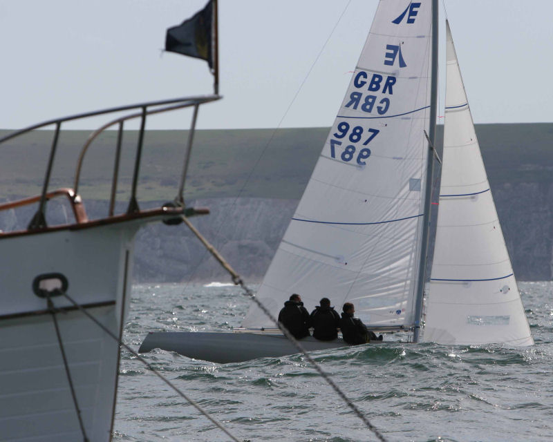 The Etchells Southern Area Championships are held in Christchurch Bay over the May Bank Holiday weekend photo copyright Phil Plumtree taken at Royal Solent Yacht Club and featuring the Etchells class
