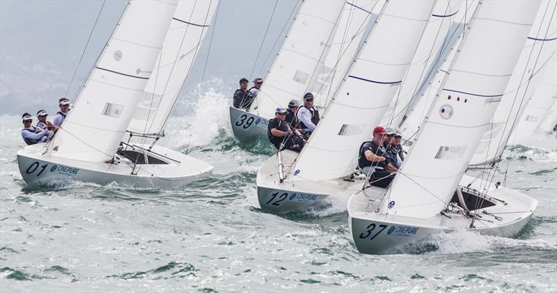 Etchells World Championship in Hong Kong day 4 photo copyright 2015 Etchells Worlds / Guy Nowell taken at Royal Hong Kong Yacht Club and featuring the Etchells class