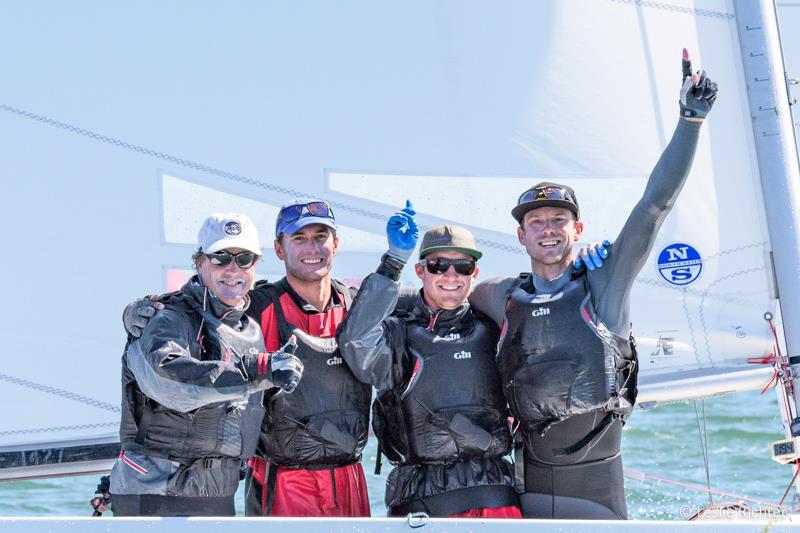 Steve Benjamin, Michael Menninger, Ian Liberty & Dave Hughes win the Etchells Worlds in San Francisco photo copyright Leslie Richter / Rockskipper Photography taken at San Francisco Yacht Club and featuring the Etchells class