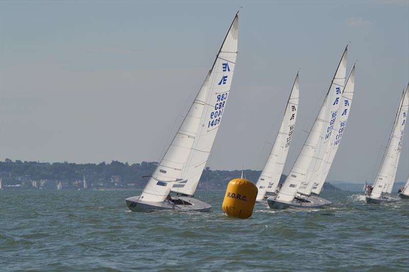 Etchells British Championships at Cowes photo copyright Gavin Ford taken at Royal Yacht Squadron and featuring the Etchells class