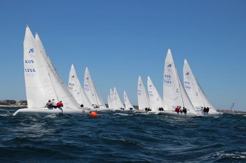 Etchells Australian Championship at Fremantle photo copyright George Vaskovics taken at Royal Perth Yacht Club and featuring the Etchells class