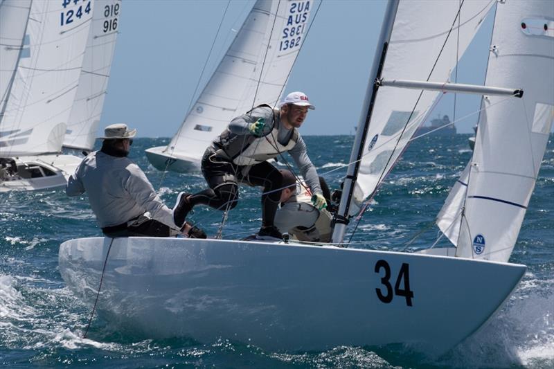 Final day - This Thing is Ours - Second overall - Etchells Australian Championships at Fremantle photo copyright Ron Jensen taken at Royal Perth Yacht Club and featuring the Etchells class