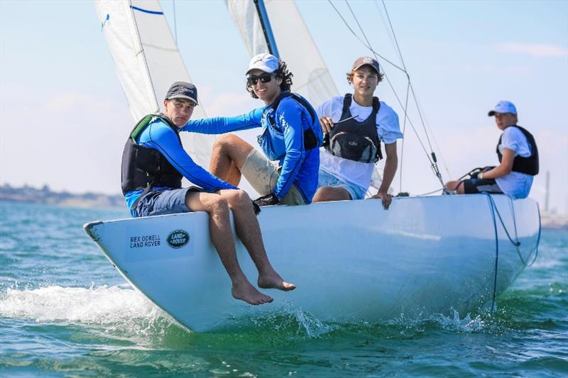 Young Etchells crew of Urban Gorilla – Festival of Sails photo copyright Salty Dingo taken at Royal Geelong Yacht Club and featuring the Etchells class