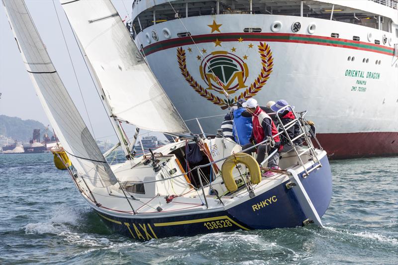 Taxi. HKRNVR Memorial Vase 2018 photo copyright Guy Nowell / RHKYC taken at  and featuring the Etchells class