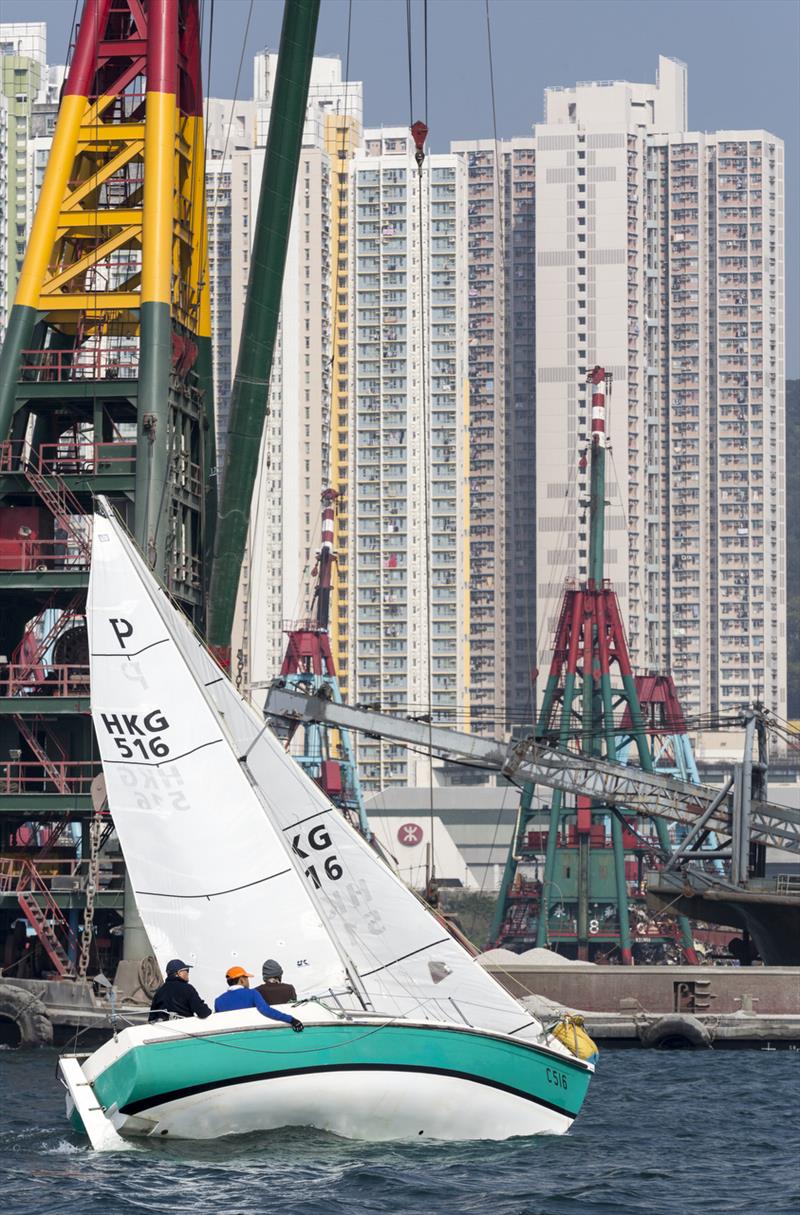 Windfall. HKRNVR Memorial Vase 2018 photo copyright Guy Nowell / RHKYC taken at  and featuring the Etchells class