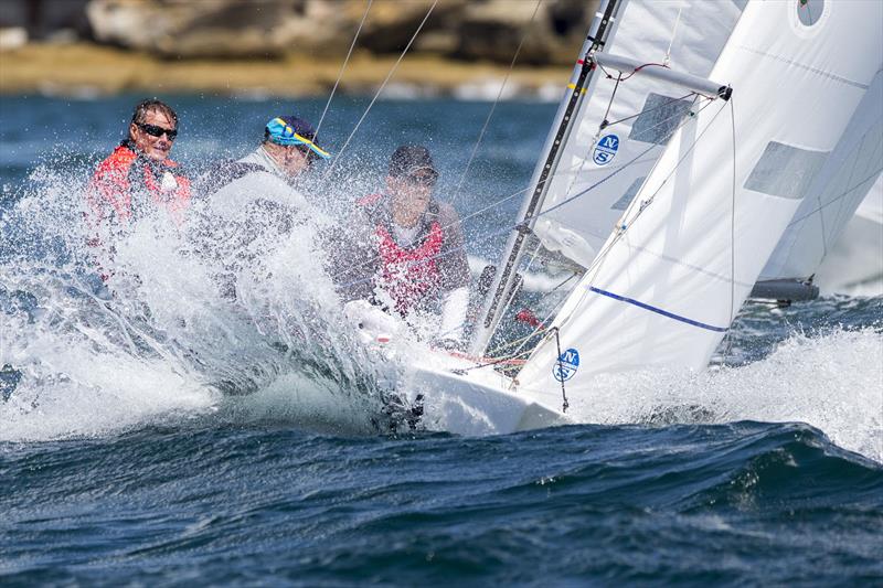 It is a water sport after all photo copyright Andrea Francolini taken at Royal Sydney Yacht Squadron and featuring the Etchells class