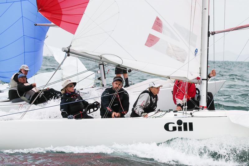 Yandoo XX finished 11th overall and that meant Jeanne-Claude Strong won the Female Helm prize. - photo © Alex McKinnon Photography