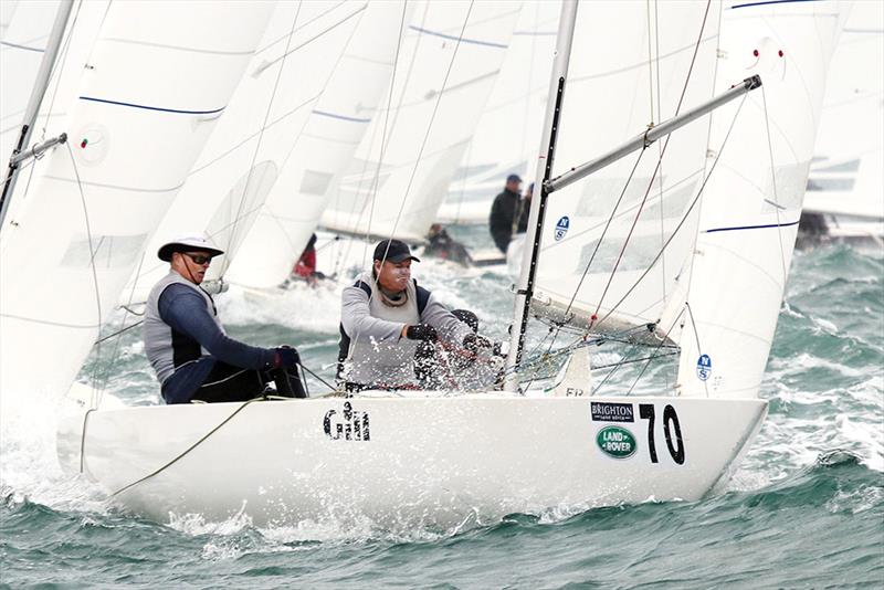 Peter Conde and his crew Brian Hiller and Myles Baron-Hay took out the Grand Masters photo copyright Alex McKinnon Photography taken at Royal Brighton Yacht Club and featuring the Etchells class