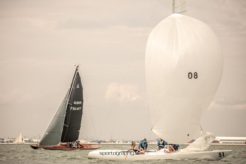 The Gertrude Cup 2018 photo copyright Alex & David Irwin / www.sportography.tv taken at Royal Thames Yacht Club and featuring the Etchells class