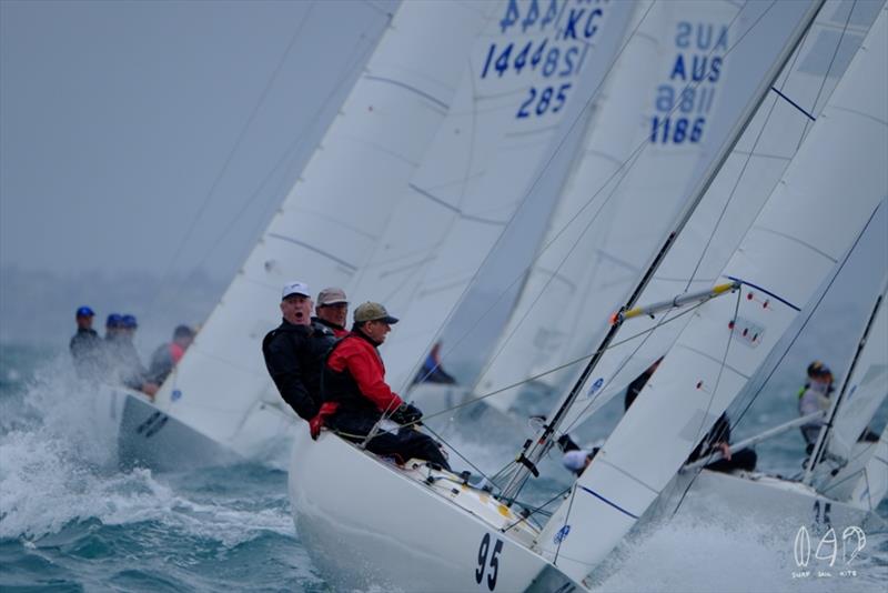 Etchells Pre Worlds - Day 1 photo copyright Mitchell Pearson / SurfSailKite taken at Royal Queensland Yacht Squadron and featuring the Etchells class