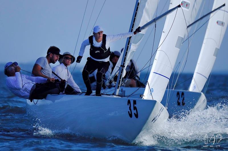 Winning ways for 1435 photo copyright Mitchell Pearson / SurfSailKite taken at Royal Queensland Yacht Squadron and featuring the Etchells class