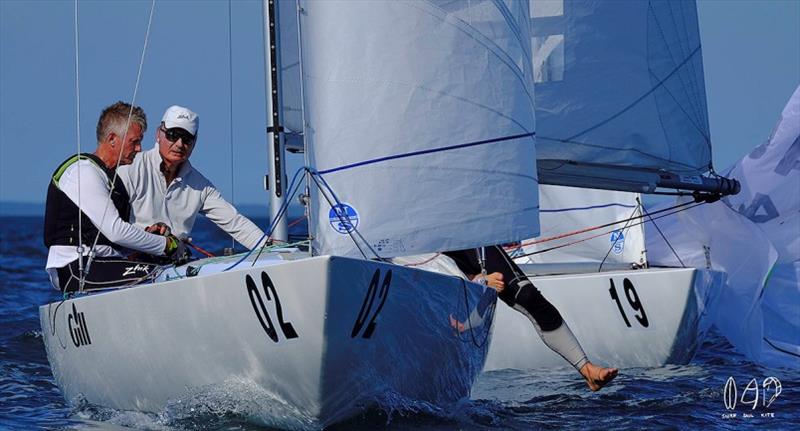 Triad2 photo copyright Mitchell Pearson / SurfSailKite taken at Royal Queensland Yacht Squadron and featuring the Etchells class