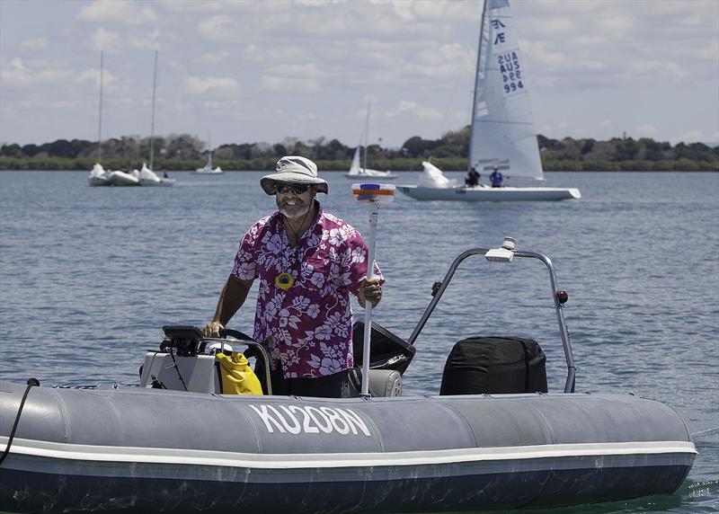 He is so easily identifiable both visually, and also for his genuine, engaging and delightful demeanour - Nev Wittey photo copyright John Curnow taken at Royal Queensland Yacht Squadron and featuring the Etchells class