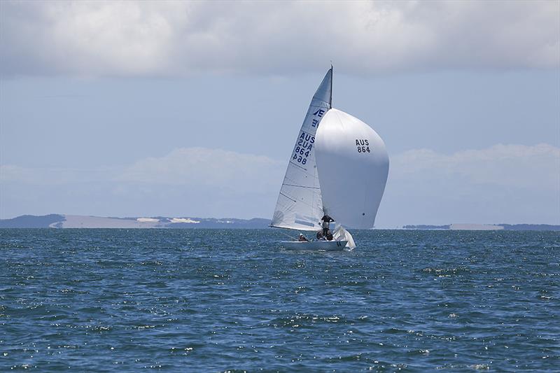 Gen XY are the overnight leaders as day 2 begins at the Etchells Australian Championship photo copyright John Curnow taken at Royal Queensland Yacht Squadron and featuring the Etchells class