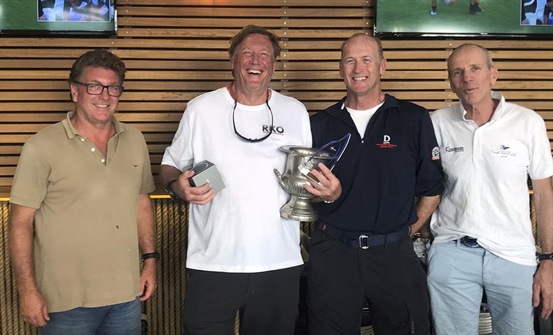 Winners of the Oyster Cup photo copyright Alex McKinnon taken at Gosford Sailing Club and featuring the Etchells class