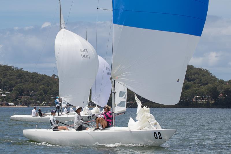 Froth from Gosford Sailing Club skippered by Claire Heenan and her crew Andrew Heenan, John Morton and Justine Ella is one of the two female skippers. - photo © Alex McKinnon Photography