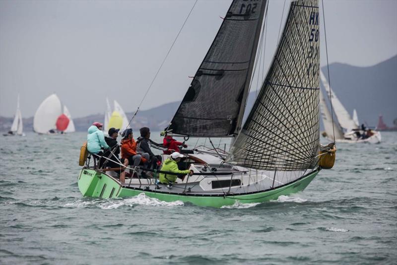 Ladies Helm Day 4 photo copyright Isaac Lawrence / RHKYC taken at Royal Hong Kong Yacht Club and featuring the Etchells class