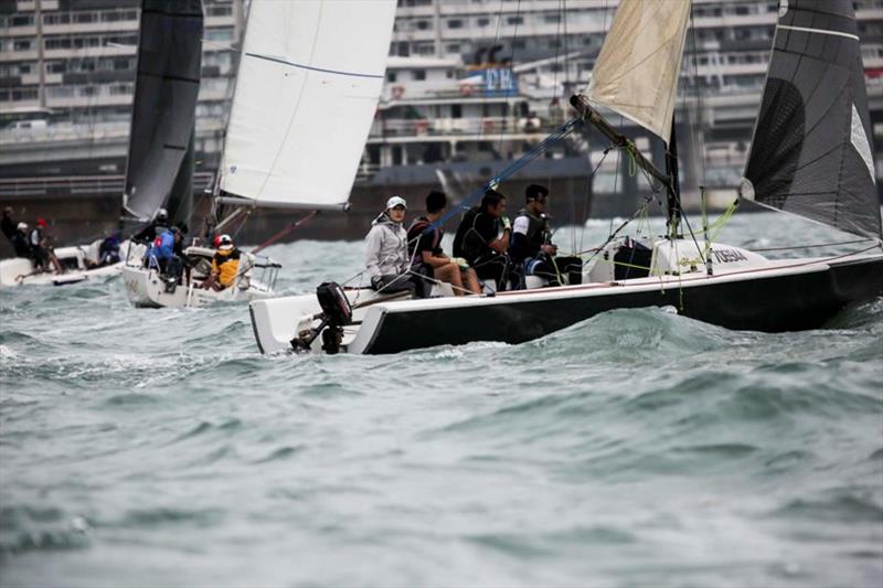 Ladies Helm Day 4 photo copyright Isaac Lawrence / RHKYC taken at Royal Hong Kong Yacht Club and featuring the Etchells class