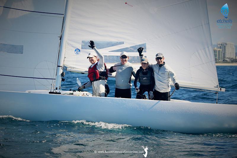 David Clark and The Cure - Winners in 2018 - Etchells Australasian Championship - photo © Nic Douglass / www.AdventuresofaSailorGirl.com