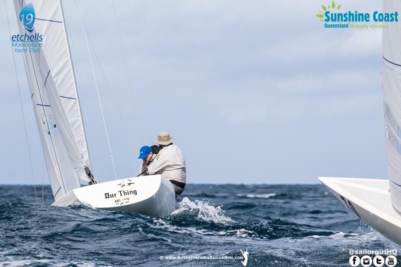 Turton leads on home waters after day one - Etchells Australasians photo copyright Nic Douglass / www.AdventuresofaSailorGirl.com taken at Mooloolaba Yacht Club and featuring the Etchells class