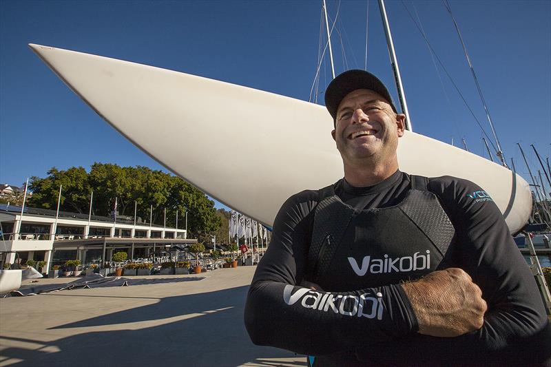 Billy Merrington is a passionate Etchells sailor, and very happy with his tech gear from Vaikobi, as well. - photo © John Curnow