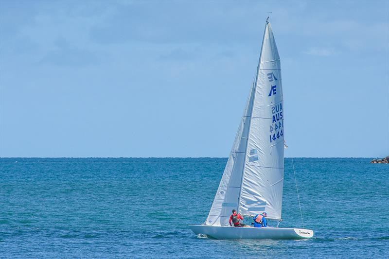 The Etchells fleet is preparing for the nationals at RBYC - 2019 Lipton Cup Regatta photo copyright Harry Fisher taken at Royal Yacht Club of Victoria and featuring the Etchells class