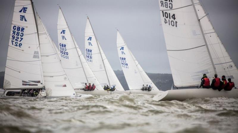 2019 Etchells British Open and National Championship photo copyright Louay Habib taken at Royal Ocean Racing Club and featuring the Etchells class