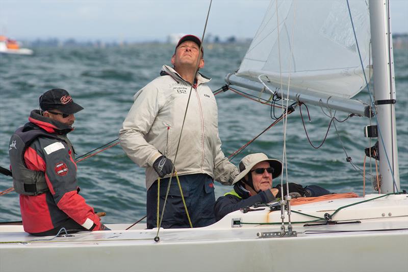 There was a strong fleet of Etchells that competed in the Lipton Cup Regatta photo copyright Damian Paull taken at Royal Yacht Club of Victoria and featuring the Etchells class