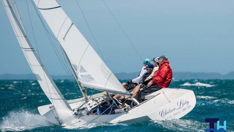 The last sail - something like 10 minutes before Bill held the tiller firmly for the last time. - photo © Tom Hodge