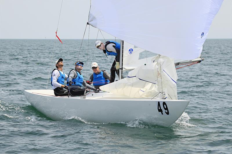 2018 Etchells World Champions - Lisa Rose photo copyright John Curnow taken at Royal Brighton Yacht Club and featuring the Etchells class