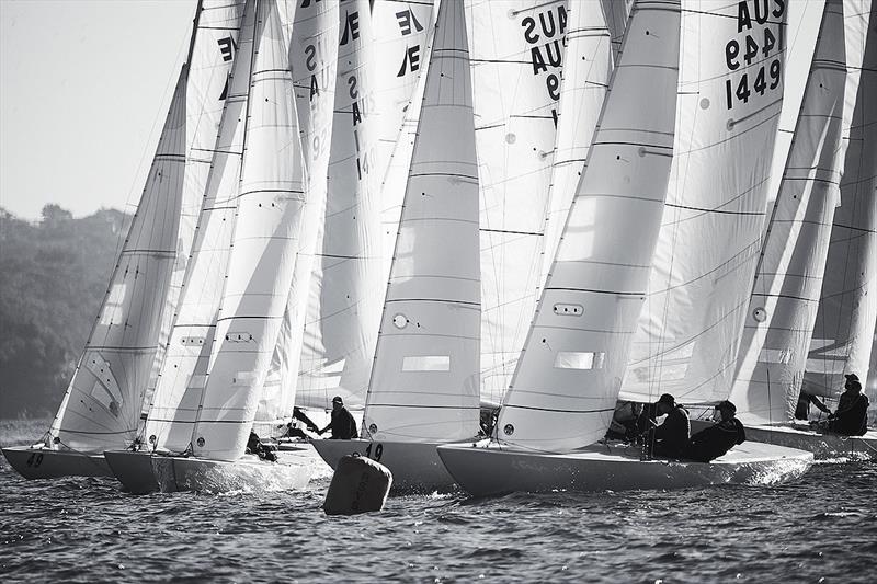 Always close action in the Etchells photo copyright David Mandelberg taken at Royal Sydney Yacht Squadron and featuring the Etchells class