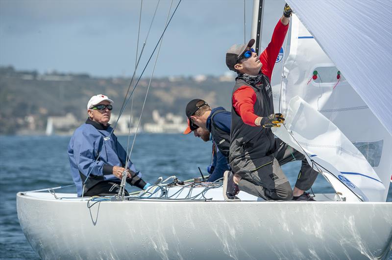 2021 Helly Hansen NOOD Regatta San Diego's overall winner, Argyle Campbell photo copyright Mark Albertazzi taken at San Diego Yacht Club and featuring the Etchells class