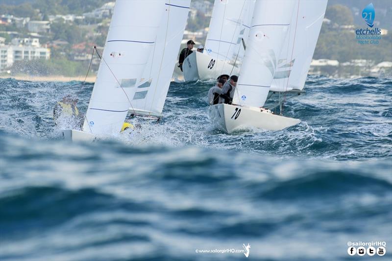 Australian Etchells Championship photo copyright Nic Douglass / www.AdventuresofaSailorGirl.com taken at Mooloolaba Yacht Club and featuring the Etchells class