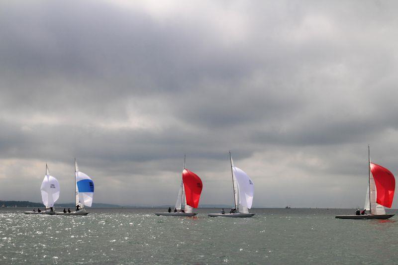 International Etchells European Championship day 2 photo copyright Gavin Ford taken at Royal Yacht Squadron and featuring the Etchells class