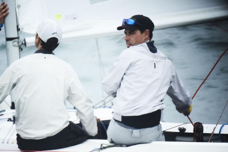 mat Belcher at the David Forbes Shield Regatta photo copyright David Mandelberg taken at Royal Sydney Yacht Squadron and featuring the Etchells class