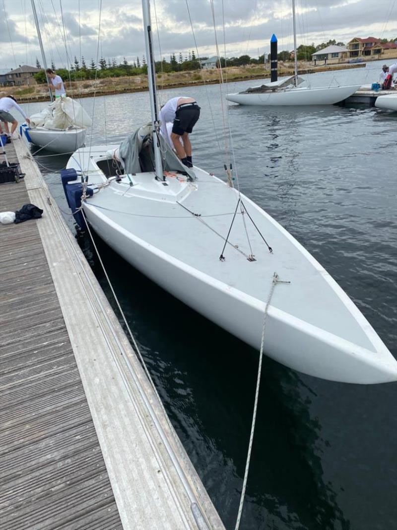 Out to show they could find the best angles photo copyright Geographe Bay Yacht Club taken at Geographe Bay Yacht Club and featuring the Etchells class