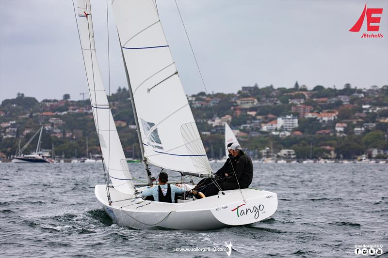Tango extend in Race 4 - Etchells NSW Championship photo copyright Nic Douglass / www.AdventuresofaSailorGirl.com taken at Royal Sydney Yacht Squadron and featuring the Etchells class