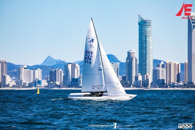 Tango were the close runners up - 2022 Gold Coast and Australasian Etchells Championship - photo © Nic Douglass @sailorgirlhq