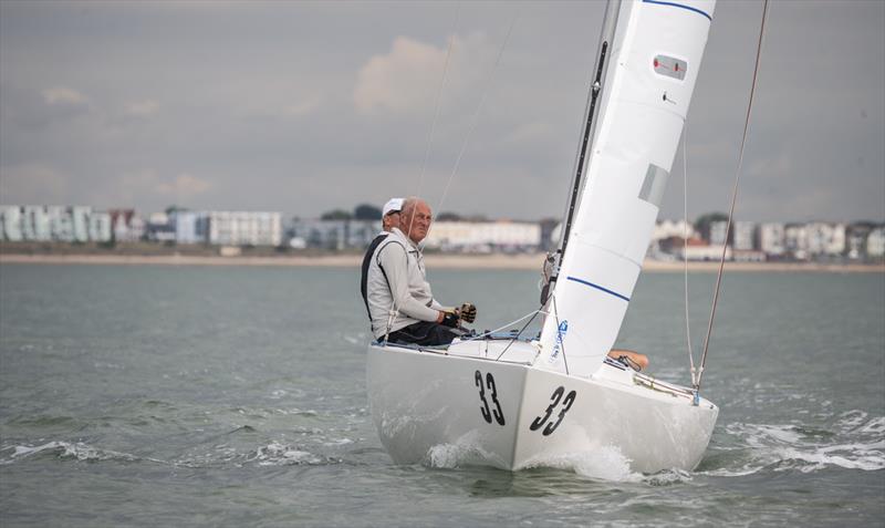 2022 International Etchells Class Pre-Worlds at Cowes day 1 photo copyright PKC Media taken at Royal Yacht Squadron and featuring the Etchells class