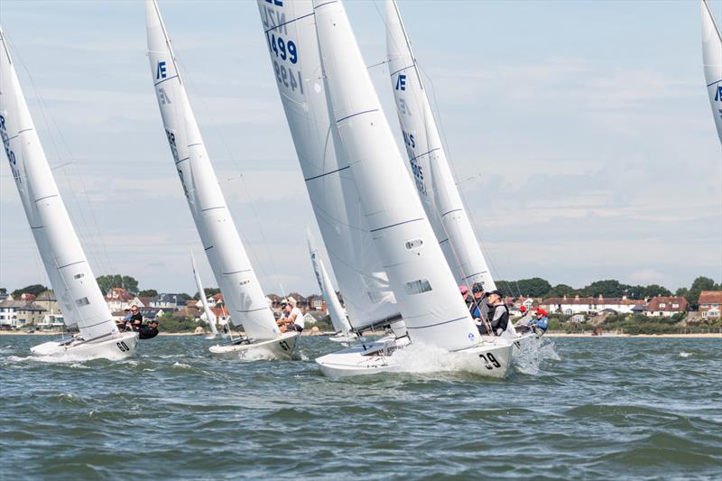 Dirk Kneulman's New Order photo copyright PKC Media taken at Royal Yacht Squadron and featuring the Etchells class