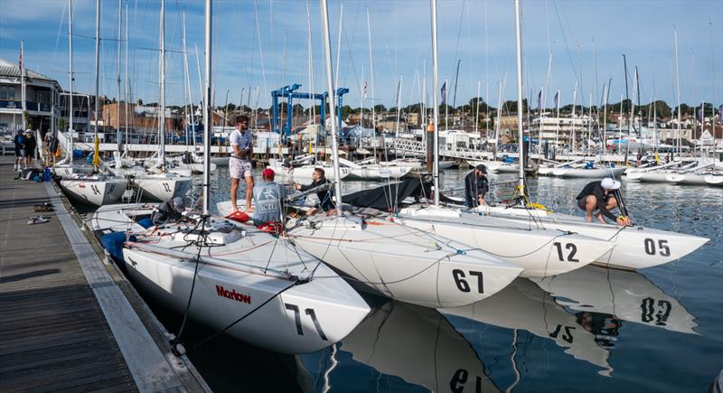 2022 International Etchells Worlds photo copyright PKC Media taken at Royal Yacht Squadron and featuring the Etchells class