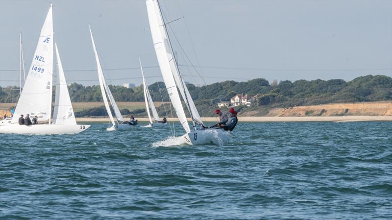 2022 International Etchells Worlds day 2 photo copyright PKC Media taken at Royal Yacht Squadron and featuring the Etchells class