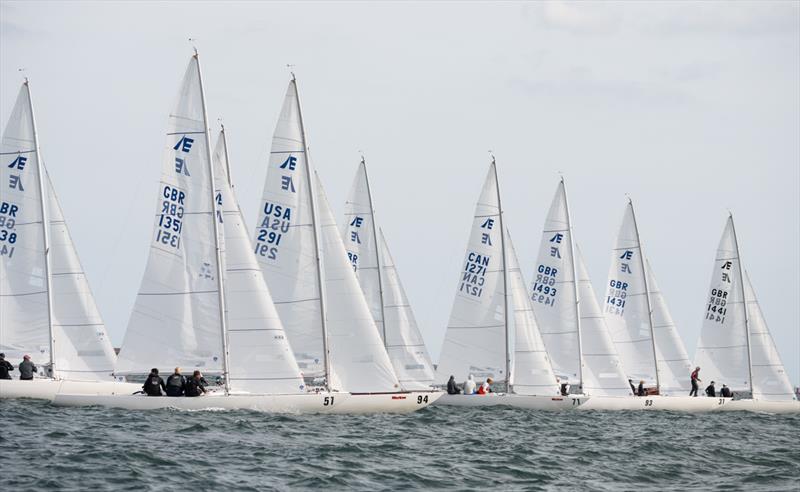 2022 International Etchells Worlds day 3 photo copyright PKC Media taken at Royal Yacht Squadron and featuring the Etchells class