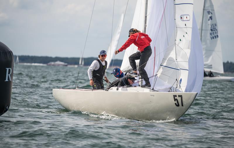 Angus Galloway's Currigee - 2022 International Etchells Worlds day 3 - photo © PKC Media
