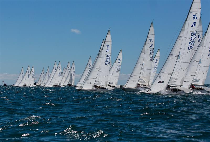 Australian Etchells Championships photo copyright Kylie Wilson taken at Cruising Yacht Club of South Australia and featuring the Etchells class